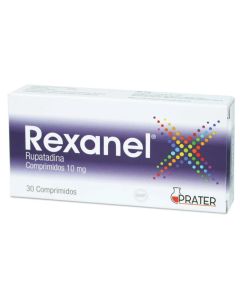 Rexanel - 10mg Rupatadina - 30 Comprimidos