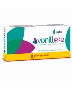 Vonille CD - 28 Comprimidos Recubiertos - Anticonceptivo Oral