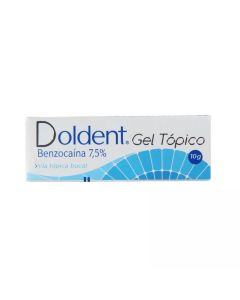 Doldent - 7,5% Benzocaína - 10grs Gel Tópico Bucal