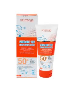 Suncare Kids Emulsión - 200ml Protector Solar en Emulsión FPS50+ para Rostro y Cuerpo