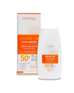 Suncare 100 - 60ml Protector Solar Fluid Water FPS50+