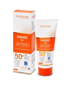 Suncare Gel - 90grs Protector Solar en Gel FPS50+ ideal para piel Grasa o Mixta