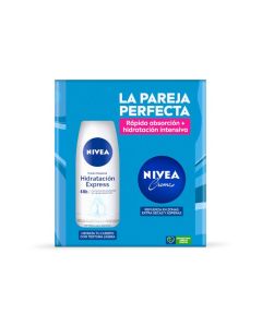 Nivea - Estuche Crema Corporal Hidratación 400ml + Crema 60grs