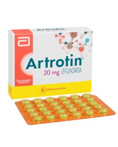 Artrotin - 20mg Leflunomida - 30 Comprimidos Recubiertos