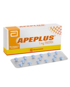 Apeplus - 1mg Finasterida - 30 Comprimidos Recubiertos