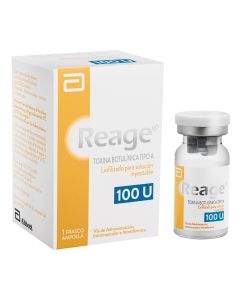 Reage - 100UI Toxina Botulínica - 1 Frasco Ampolla Liofilizado Para Solución Inyectable