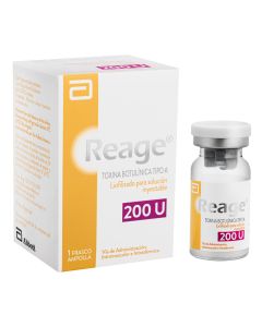 Reage - 200UI Toxina Botulínica - 1 Frasco Ampolla Liofilizado Para Solución Inyectable