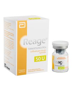 Reage - 50UI Toxina Botulínica - 1 Frasco Ampolla Liofilizado Para Solución Inyectable