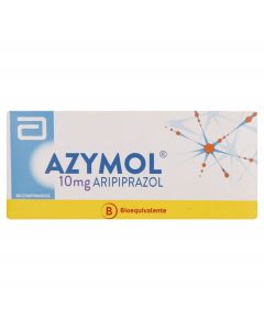 Azymol - 10mg Aripiprazol - 30 Comprimidos