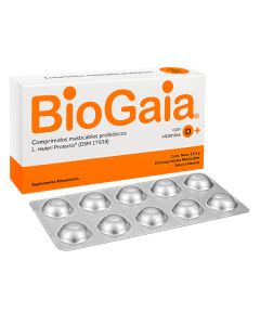 Biogaia D - 30 Comprimidos Masticables Probióticos con Vitamina D