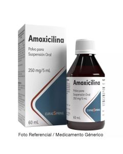 Amoxicilina 250mg/5ml - 60ml Polvo para Suspensión Oral