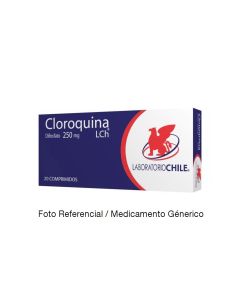 Cloroquina 250mg - 20 Comprimidos