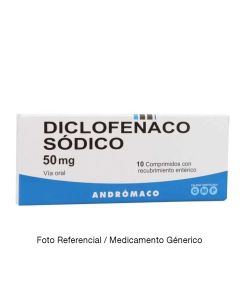 Diclofenaco  50mg - 10 Comprimidos con Recubrimiento Entérico