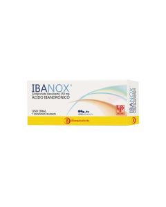 Ibanox - 150mg Ácido Ibandrónico - 1 Comprimido Recubierto
