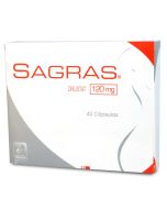 Sagras - 120mg Orlistat - 42 Cápsulas