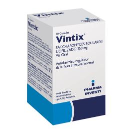 Vintix Saccharomyces Boulardii 250 mg 10 Cápsulas, Productos